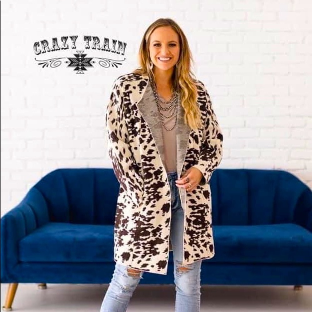 CRAZY TRAIN BUTTON CLOSURE HEAVIER CARDIGAN
